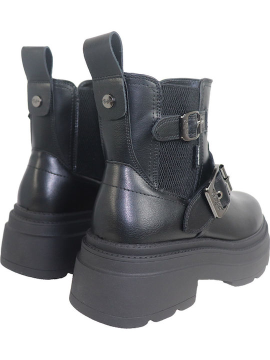 Damen Stiefeletten Schwarz