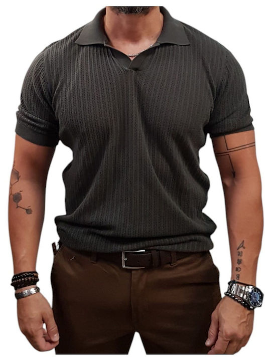Polo Short Sleeve Blouse Khaki