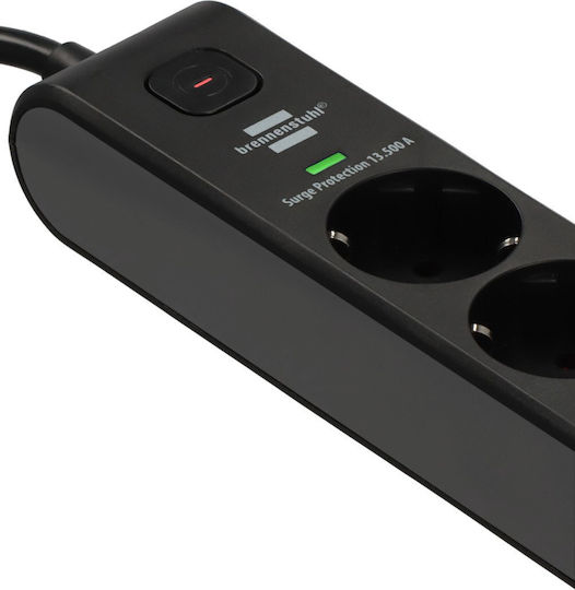Brennenstuhl Power Strip 6 Sockets with 1 USB-A