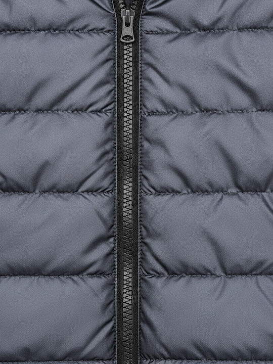 Core Men's Winter Puffer Jacket Windproof Gray