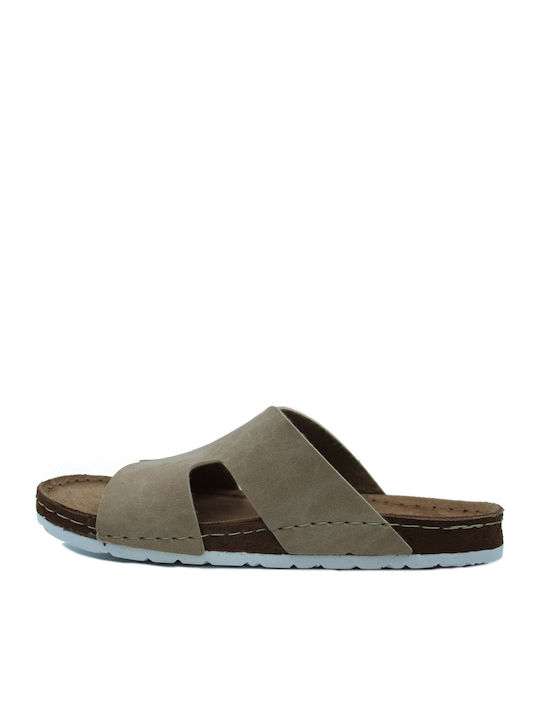 Anatomic Women's Summer Platforms in Slipper Style Beige