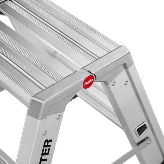 Hailo Scară din aluminiu cu 2x2 trepte