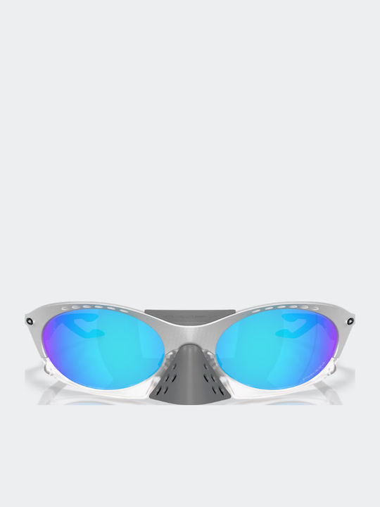 Oakley Plantaris Damen Sonnenbrillen mit Silbernem Rahmen