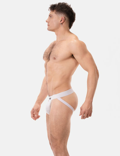 Barcode Berlin Ανδρικό Εσώρουχο Jockstrap Λευκό