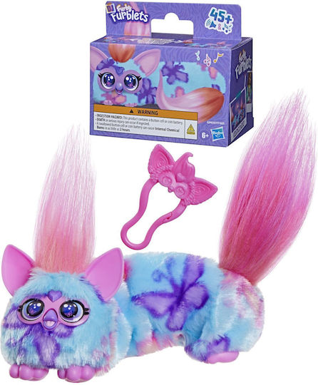 Hasbro Jucărie de Plus Furby Dj Furblets de Ziua Îndrăgostiților cu Mișcare și Sunet pentru 6+ Ani 45 cm