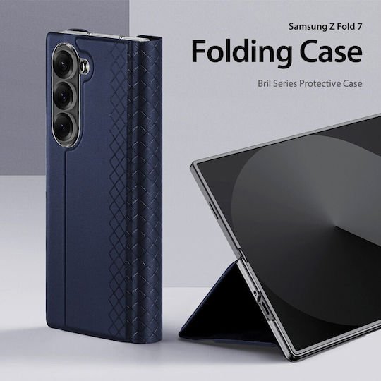 Dux Ducis Bril Series Калъф Книга Син Samsung Galaxy Z Fold7 5g