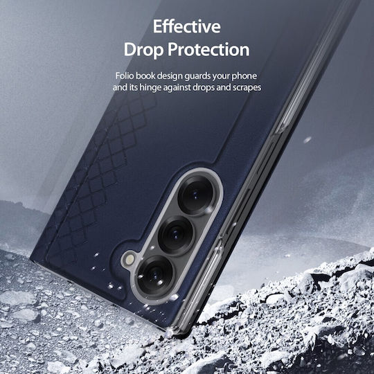 Dux Ducis Bril Series Калъф Книга Син Samsung Galaxy Z Fold7 5g