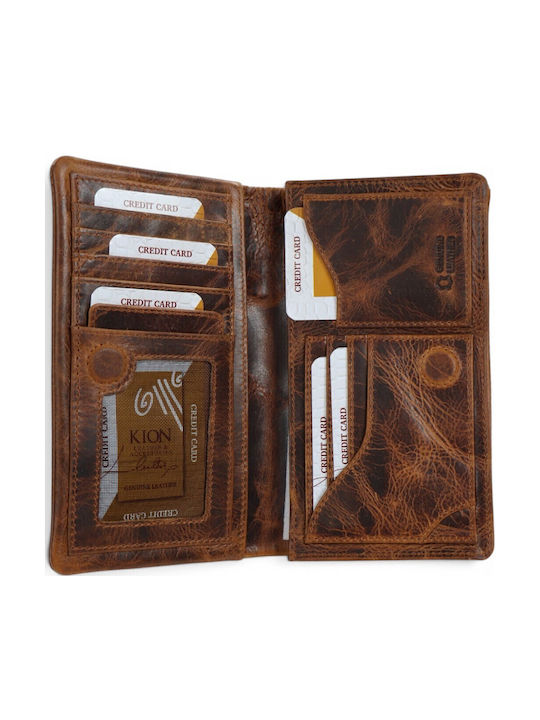 Leather Men's Wallet Brown