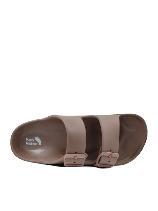 Flip-Flops In Beige Colour