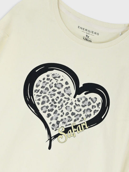 Kids Long-sleeved Blouse Ecru