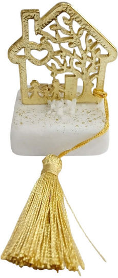 Kalliopi Silver Tabletop New Year's Lucky Charm Home Gold From Stone 2027 5x8cm