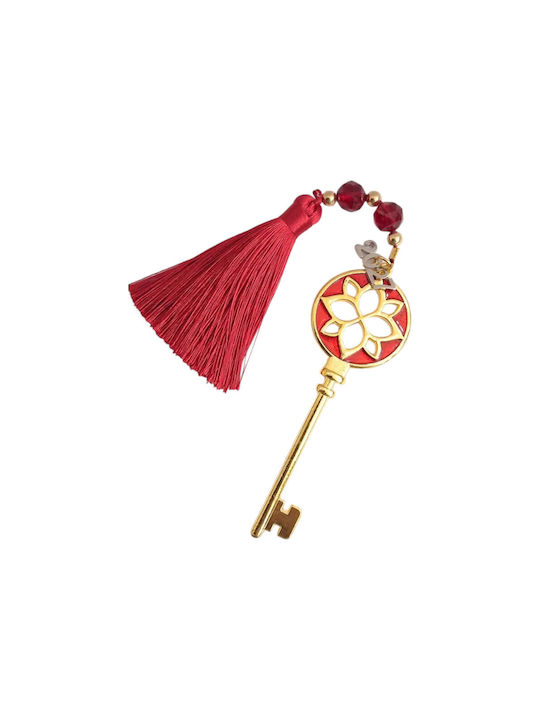 Kalliopi Silver Tabletop New Year's Lucky Charm Key Gold 2027