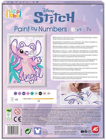 HappiHobbi Рисуване Paint By Numbers Angel за Деца 7+ Години