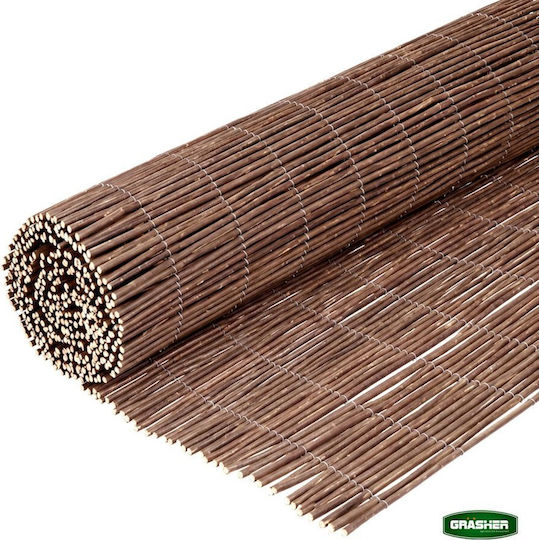 Grasher Bamboo Fencing from Chaste Tree with Whole Wood 1x3m
