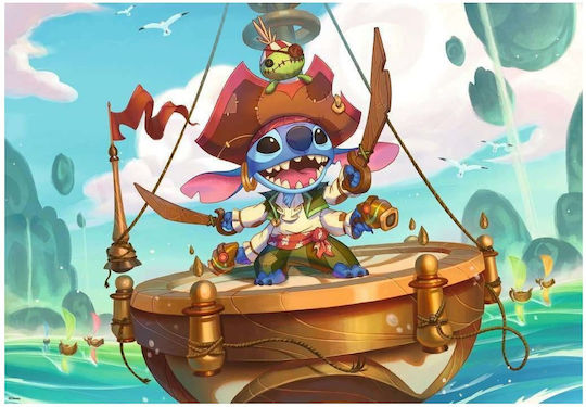 Disney Lorcana Stitch Alien Pirate Puzzle 300
