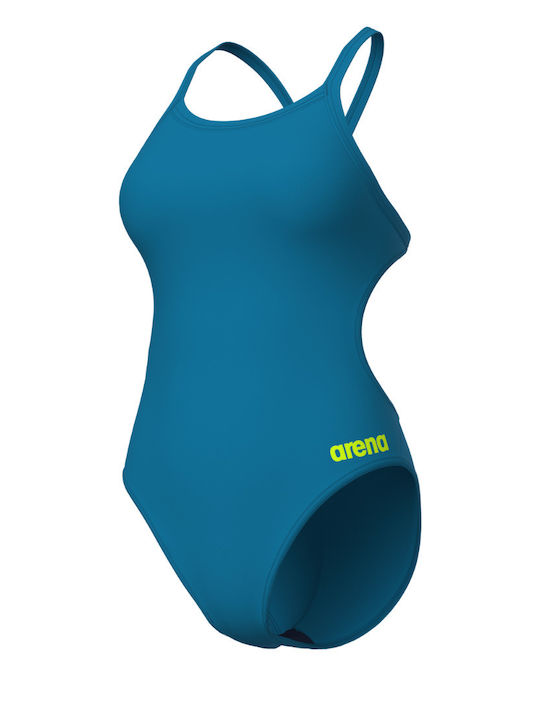 Athletic Swimsuit Blue Cosmo/artic Lime