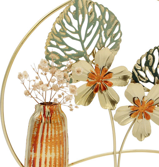 Metallic Tabletop Decorative 20x5x20 cm Keskor 66537