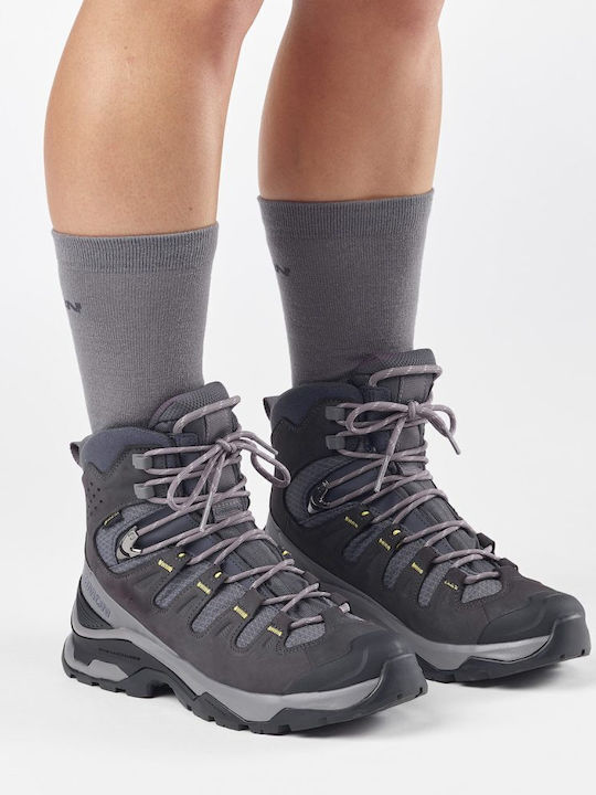 Salomon Damen Wanderschuhe Wasserdicht mit Gore-Tex-Membran Grau
