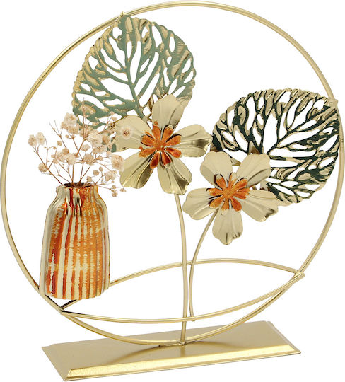 Metallic Tabletop Decorative 20x5x20 cm Keskor 66537