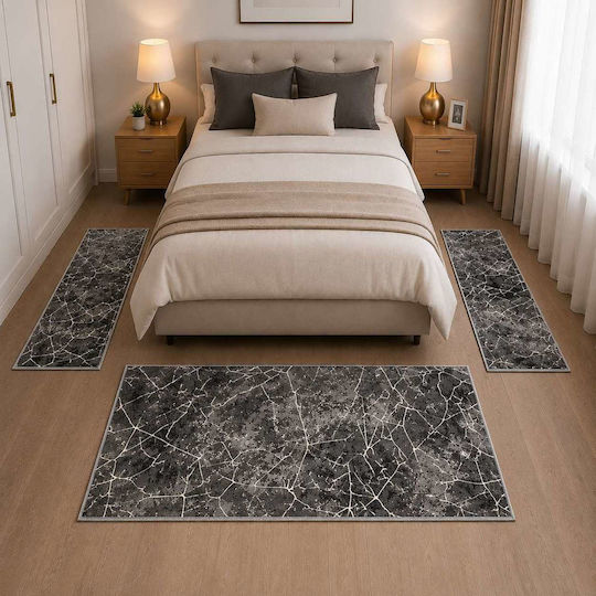 Schlafzimmer-Teppichsets Samt JHZ-11318-SET 3 Stück Schlafzimmer-Teppichsets Samt JHZ-11318-SET 3 Stück