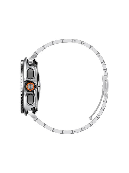 Spigen Tune Pro Protective Bezel in Silver for Samsung Galaxy Watch Ultra 2