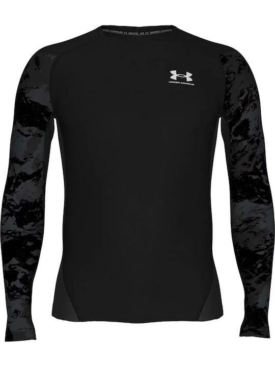 Under Armour Men's Thermal Long-Sleeved Compression Shirt Black