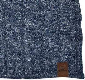 Pom Pom Beanie Γυναικείος Σκούφος Πλεκτός σε Μπλε χρώμα