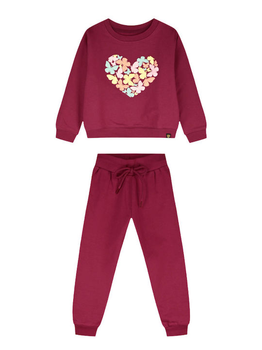 Kinder Trainingsanzüge Magenta