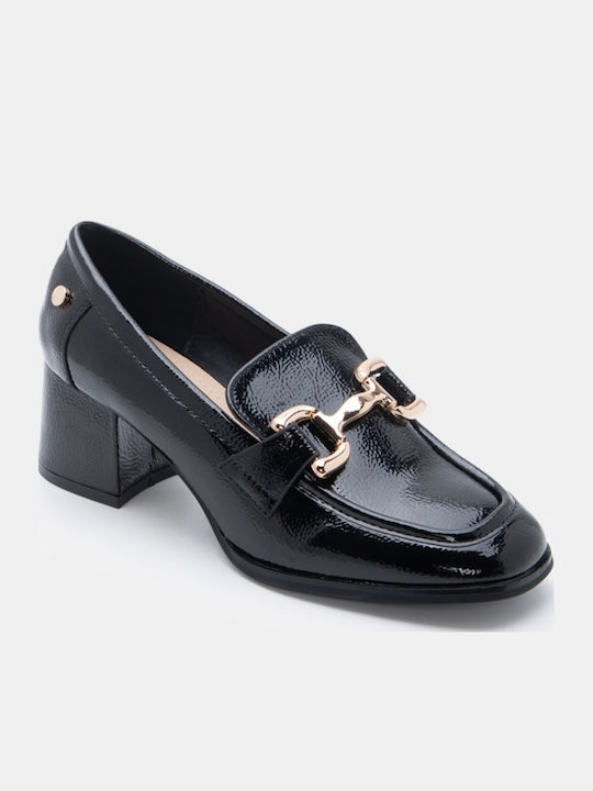 Pointed Toe Heels with Medium Black Heel