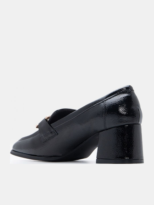 Pointed Toe Heels with Medium Black Heel