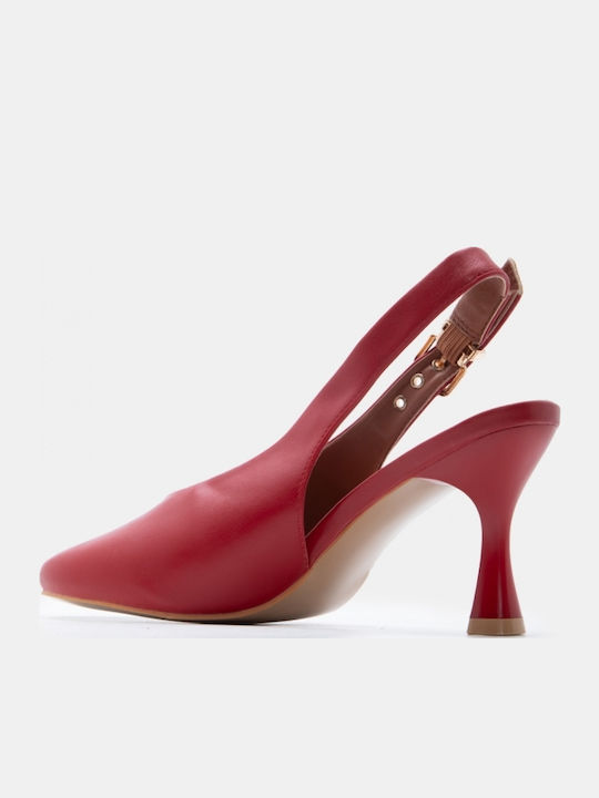 Pointed Toe Heels with High Red Heel