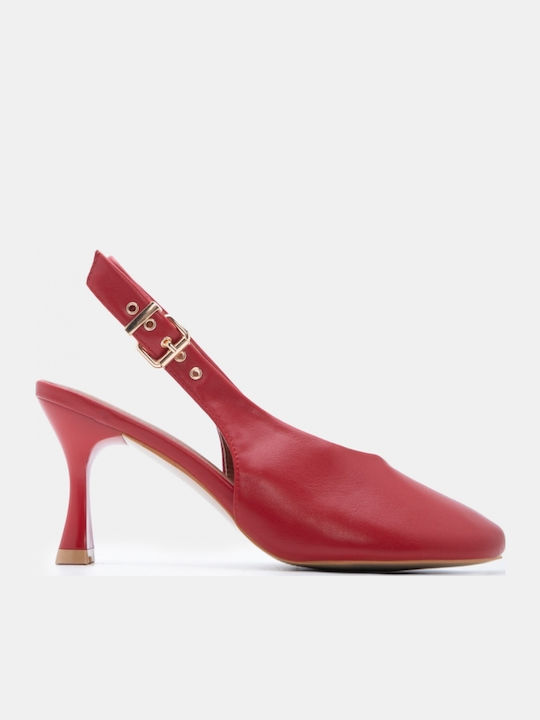 Pointed Toe Heels with High Red Heel
