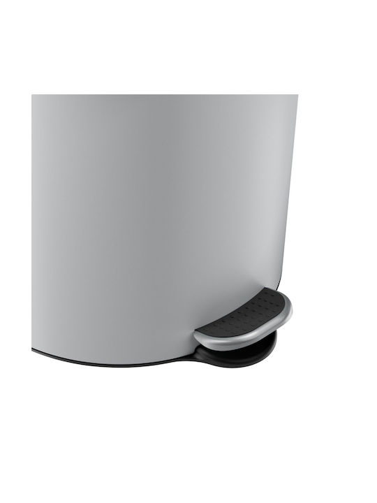 Hailo Waste Bin Plastic with Pedal Grey 20lt