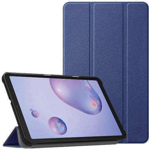 Slim Light Hard Shell Trifold Stand Tablet Book Cover Case Samsung Galaxytab A9 Plus 11 Inch Rose Gold