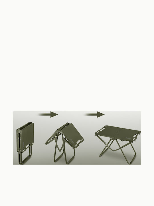 Foldable Green Table for Small Outdoor Spaces 57.5x36x40cm