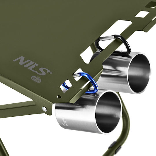 Foldable Green Table for Small Outdoor Spaces 57.5x36x40cm