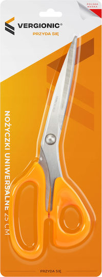 Vergionic Kids Scissors 25cm With Stainless Steel Grey Blade 1 Piece