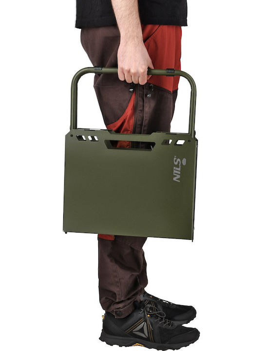 Foldable Green Table for Small Outdoor Spaces 57.5x36x40cm