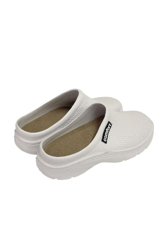 Ustyle Men's Anatomic Clogs White