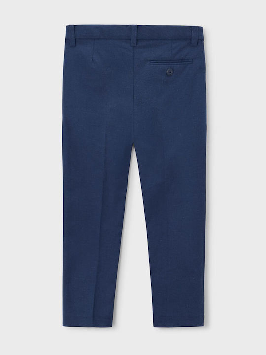 Kids' Linen Pants Dark Blue