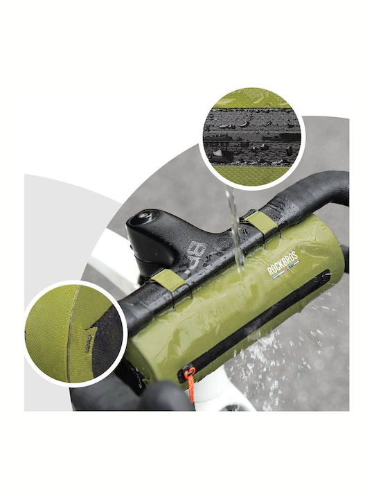 Rockbros Road To Sky Bicycle Handlebar Bag 2lt Green