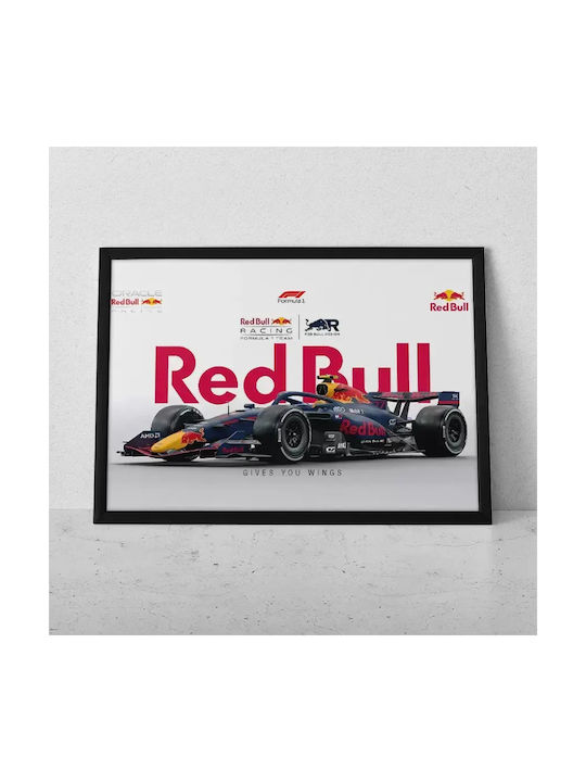 Poster Formula1 Red Bull Racing F065 50cm X 70cm Brown Wood Frame 71701pd158747f63322