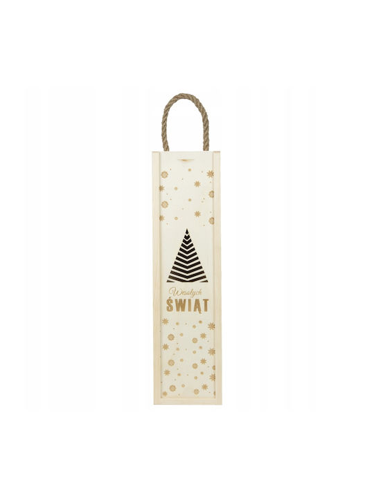 Bimberek Recipient De Crăciun Din Lemn Brazi 30cm 500ml