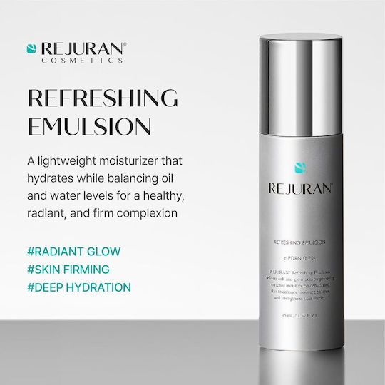 Rejuran Refreshing Ενυδατικό Γαλάκτωμα Προσώπου κατά της Ακμής με Υαλουρονικό Οξύ & Ceramides 45ml
