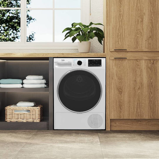 Beko B5T49243W Στεγνωτήριο 9kg με Αντλία Θερμότητας