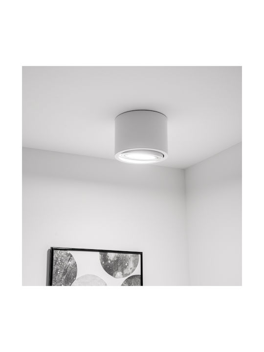 Wall Halogen Spot Tube Mobile GU10 ES111 Round White 100mm Telephone