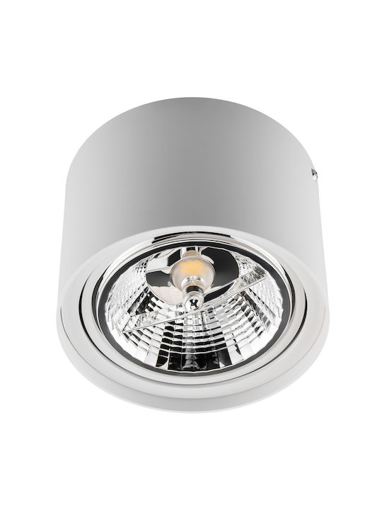 Spot De Perete Cu Halogen Spot Tube Mobil Gu10 Ar111 Rotund Alb 100mm Iluminat Telefonic