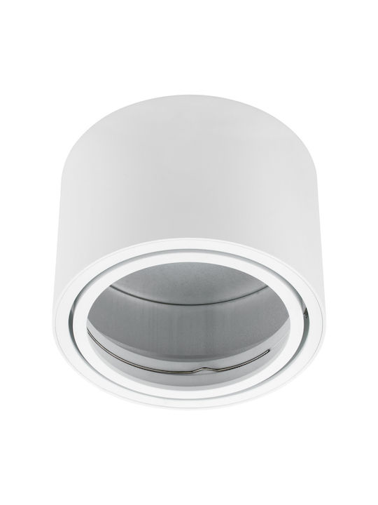 Wall Halogen Spot Tube Mobile GU10 ES111 Round White 100mm Telephone