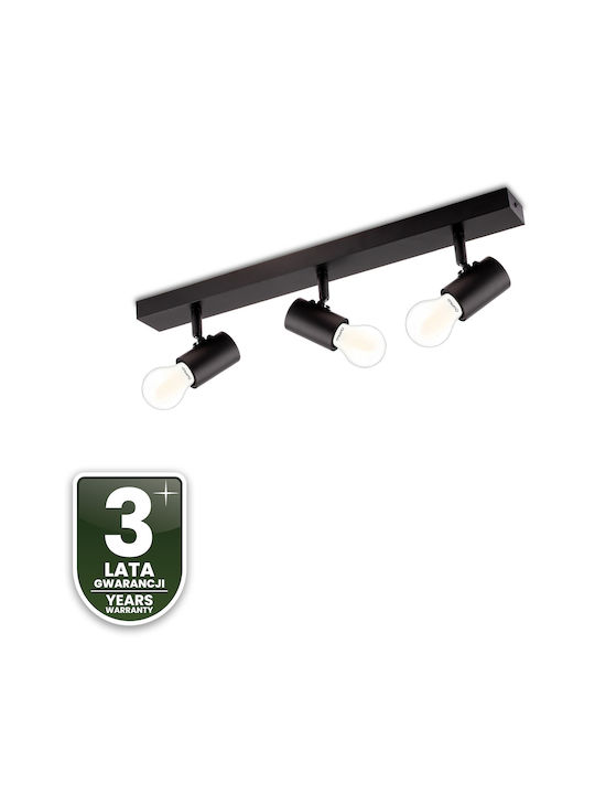 Decken- und Wandleuchte Spot Tuba Reflex Halogen 3x E27 Glas Lumiled