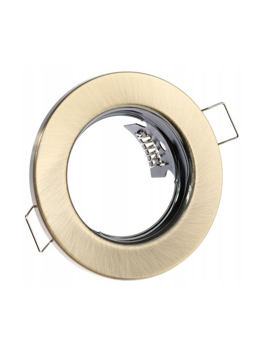 Eingebaute Halogen-Deckenleuchte Rund Antik Gu10 Mr16 Ardali Lumiled